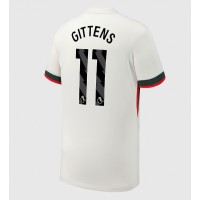 Chelsea Jamie Gittens #11 Vonkajší futbalový dres 2025-26 Krátky Rukáv